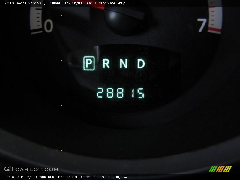 Brilliant Black Crystal Pearl / Dark Slate Gray 2010 Dodge Nitro SXT
