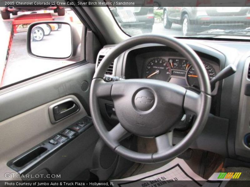 Silver Birch Metallic / Sandstone 2005 Chevrolet Colorado LS Crew Cab