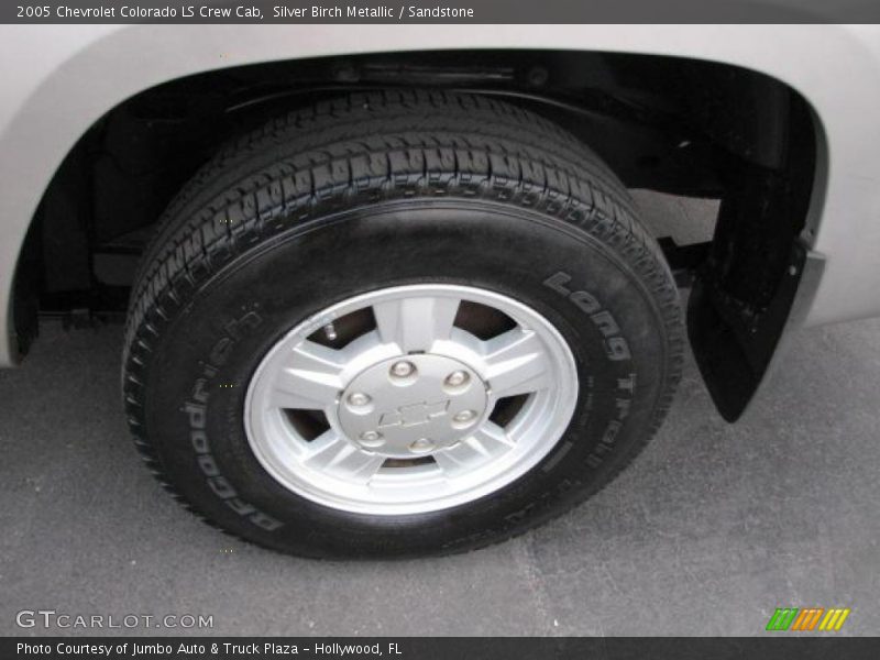 Silver Birch Metallic / Sandstone 2005 Chevrolet Colorado LS Crew Cab