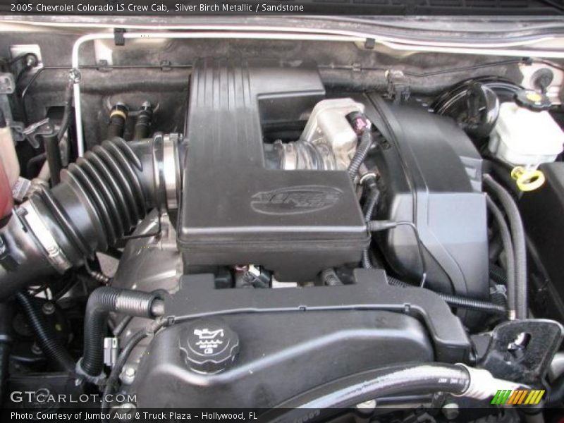 Silver Birch Metallic / Sandstone 2005 Chevrolet Colorado LS Crew Cab