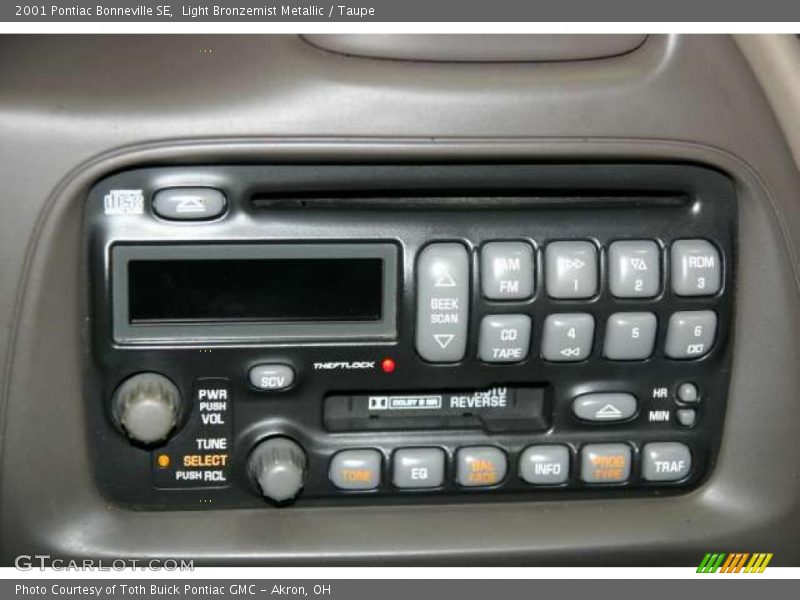 Controls of 2001 Bonneville SE