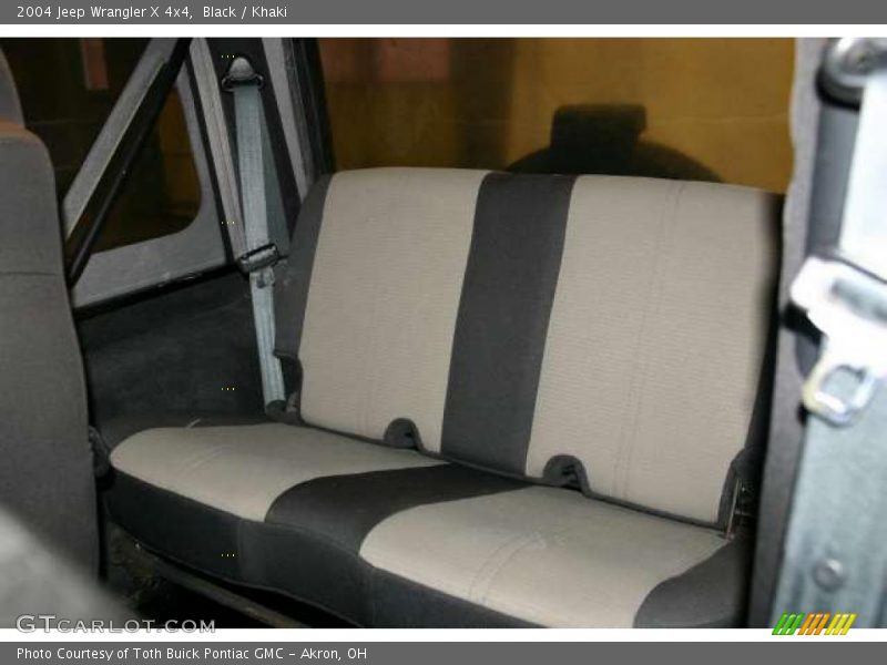 Black / Khaki 2004 Jeep Wrangler X 4x4