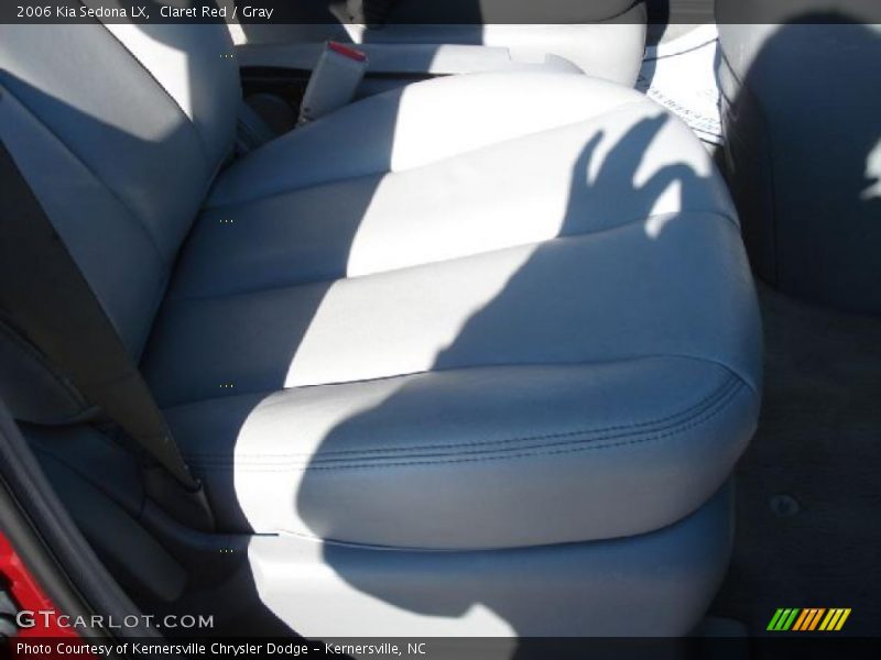 Claret Red / Gray 2006 Kia Sedona LX