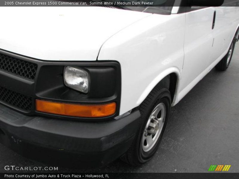Summit White / Medium Dark Pewter 2005 Chevrolet Express 1500 Commercial Van