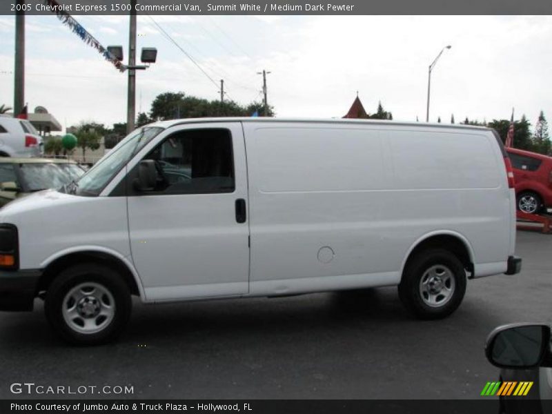 Summit White / Medium Dark Pewter 2005 Chevrolet Express 1500 Commercial Van