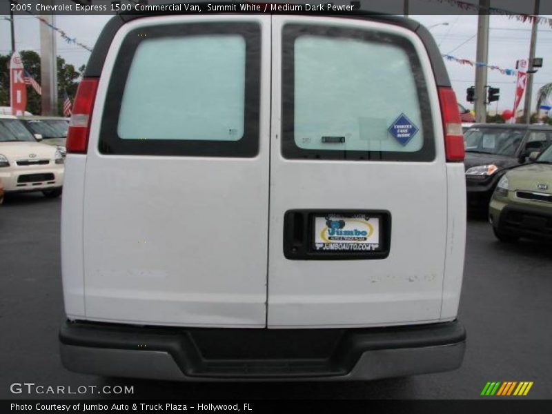 Summit White / Medium Dark Pewter 2005 Chevrolet Express 1500 Commercial Van