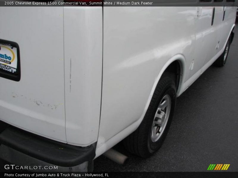 Summit White / Medium Dark Pewter 2005 Chevrolet Express 1500 Commercial Van