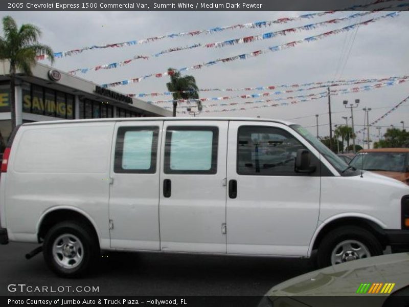 Summit White / Medium Dark Pewter 2005 Chevrolet Express 1500 Commercial Van
