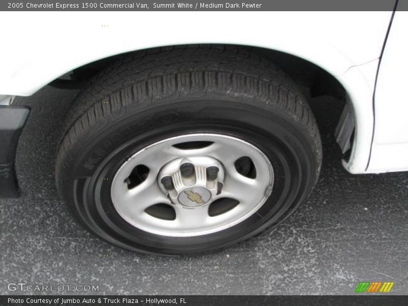 Summit White / Medium Dark Pewter 2005 Chevrolet Express 1500 Commercial Van