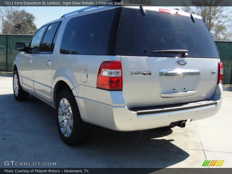 Ingot Silver Metallic / Charcoal Black 2011 Ford Expedition EL Limited