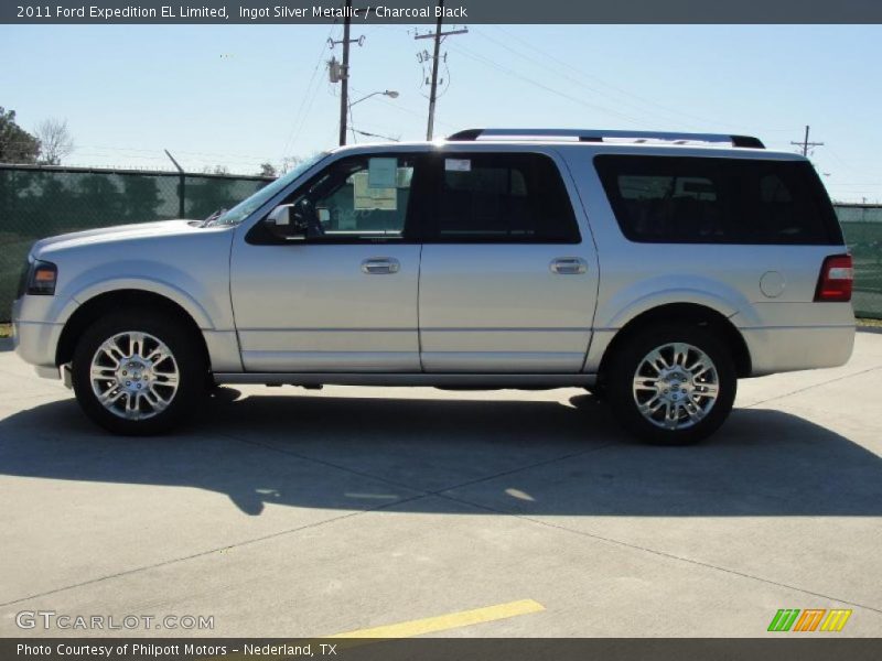 Ingot Silver Metallic / Charcoal Black 2011 Ford Expedition EL Limited