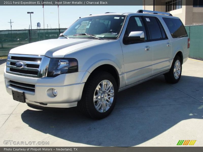Ingot Silver Metallic / Charcoal Black 2011 Ford Expedition EL Limited