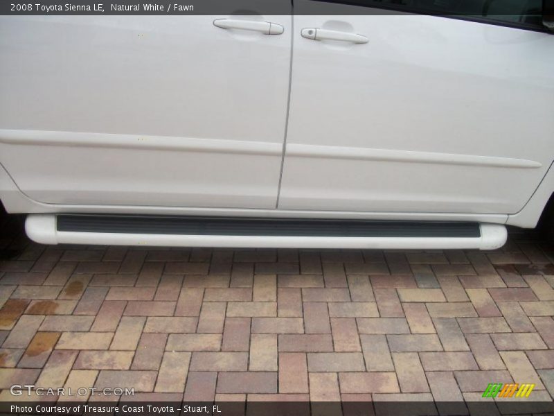 Natural White / Fawn 2008 Toyota Sienna LE