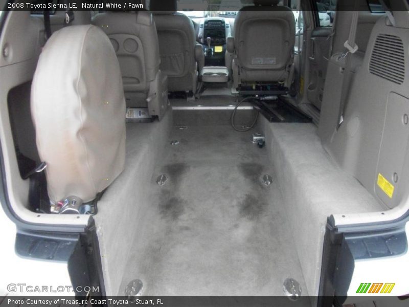 Natural White / Fawn 2008 Toyota Sienna LE