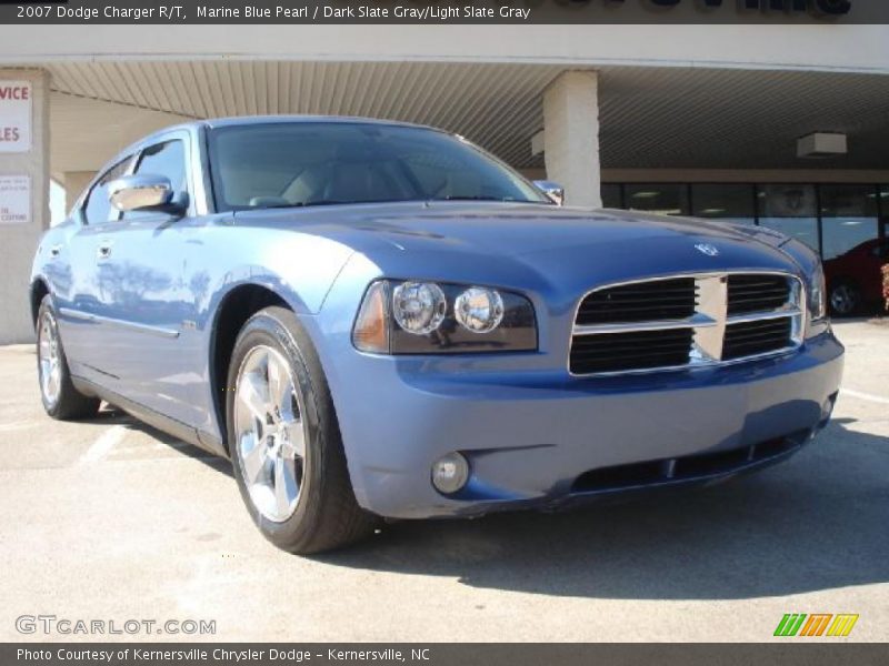 Marine Blue Pearl / Dark Slate Gray/Light Slate Gray 2007 Dodge Charger R/T