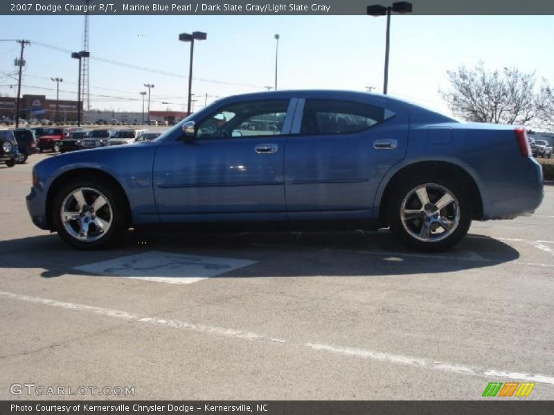 Marine Blue Pearl / Dark Slate Gray/Light Slate Gray 2007 Dodge Charger R/T