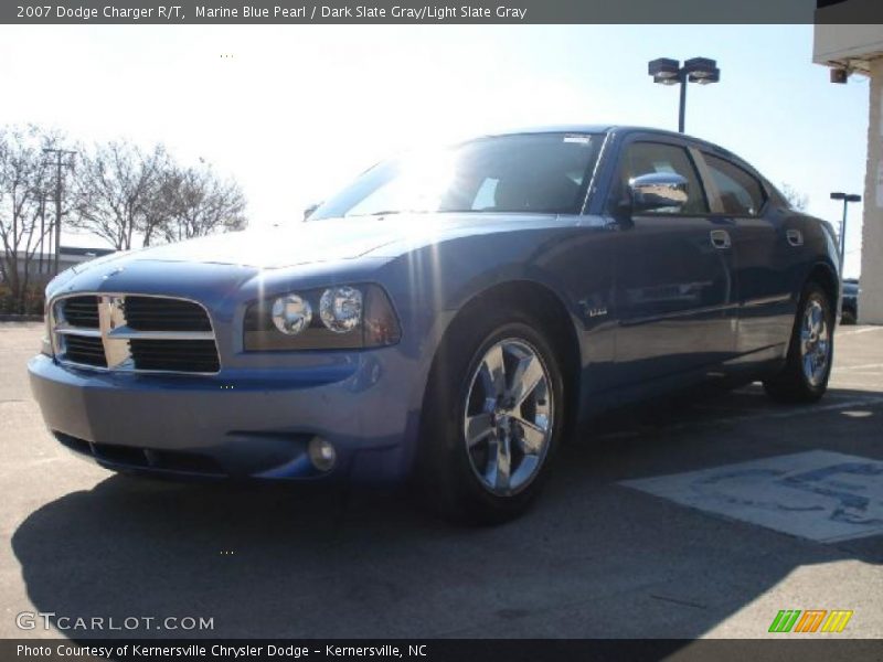 Marine Blue Pearl / Dark Slate Gray/Light Slate Gray 2007 Dodge Charger R/T