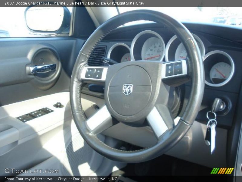 Marine Blue Pearl / Dark Slate Gray/Light Slate Gray 2007 Dodge Charger R/T