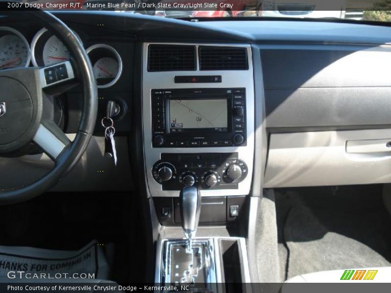 Marine Blue Pearl / Dark Slate Gray/Light Slate Gray 2007 Dodge Charger R/T