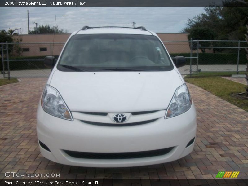 Natural White / Fawn 2008 Toyota Sienna LE