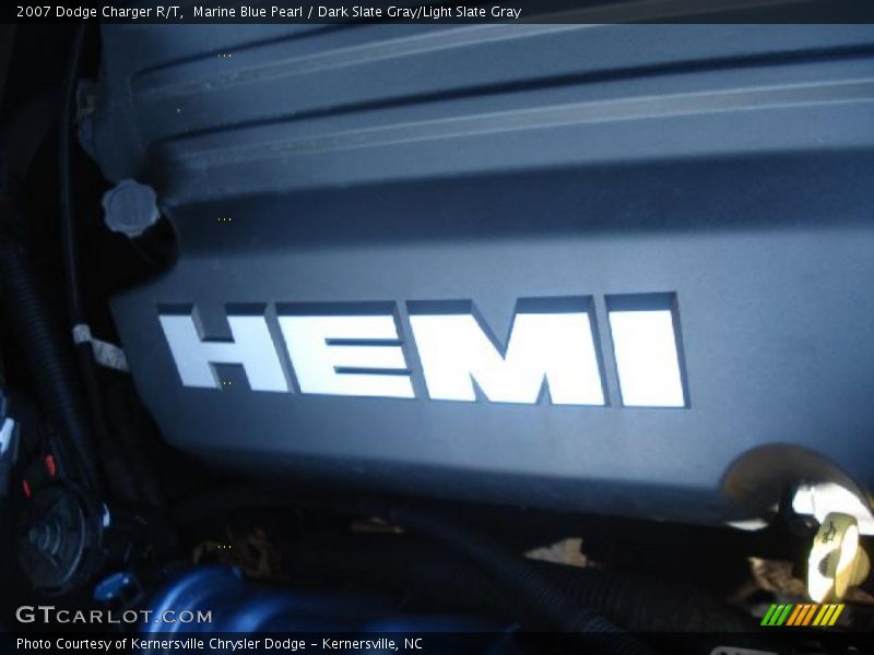 Marine Blue Pearl / Dark Slate Gray/Light Slate Gray 2007 Dodge Charger R/T