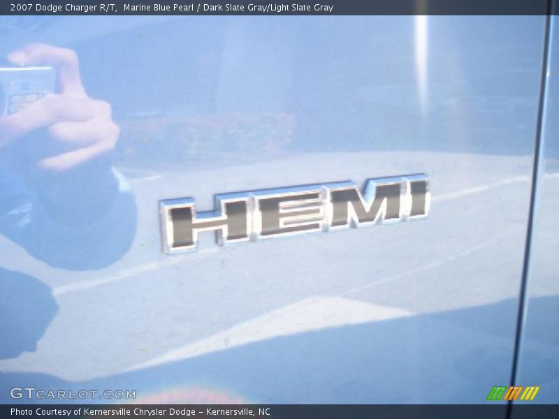 Marine Blue Pearl / Dark Slate Gray/Light Slate Gray 2007 Dodge Charger R/T