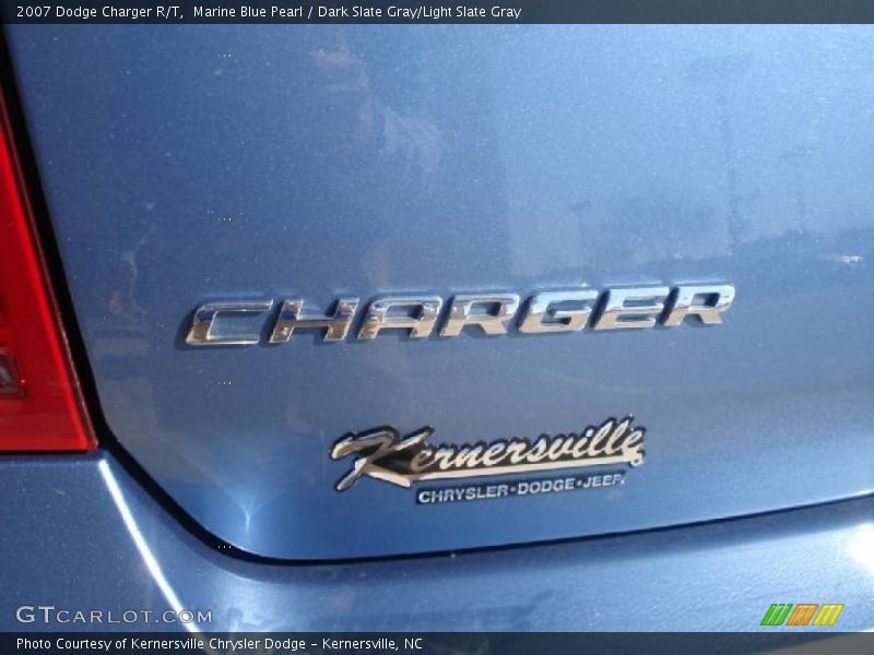 Marine Blue Pearl / Dark Slate Gray/Light Slate Gray 2007 Dodge Charger R/T