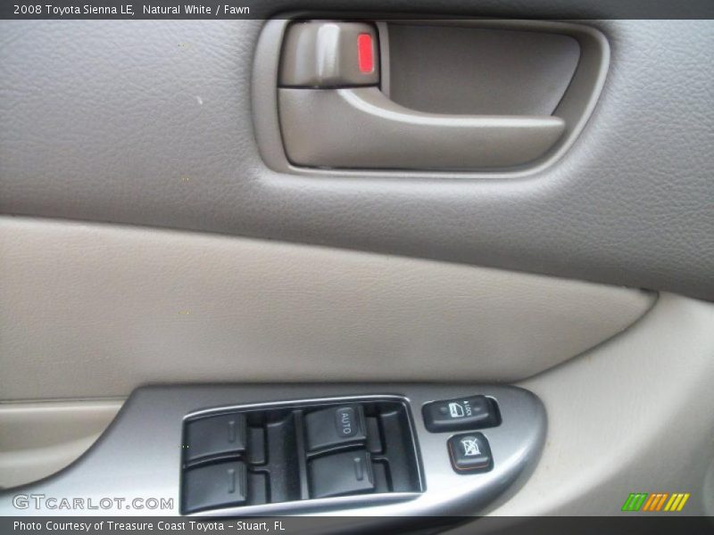 Natural White / Fawn 2008 Toyota Sienna LE