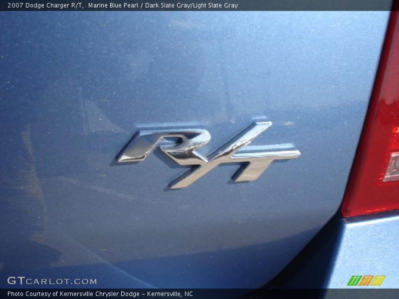 Marine Blue Pearl / Dark Slate Gray/Light Slate Gray 2007 Dodge Charger R/T