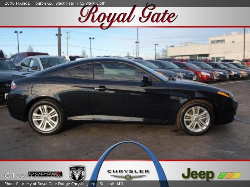 Black Pearl / GS Black Cloth 2008 Hyundai Tiburon GS