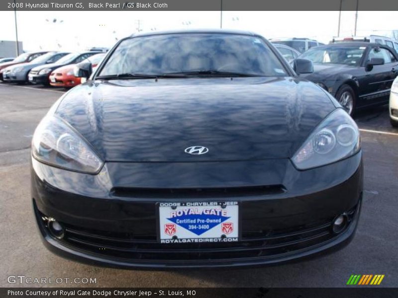 Black Pearl / GS Black Cloth 2008 Hyundai Tiburon GS