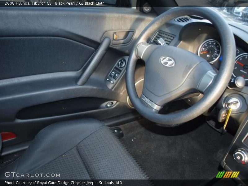 Black Pearl / GS Black Cloth 2008 Hyundai Tiburon GS