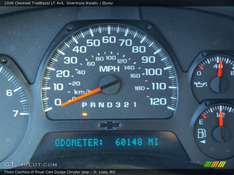 Silverstone Metallic / Ebony 2006 Chevrolet TrailBlazer LT 4x4