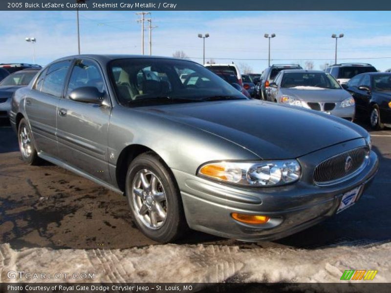Steelmist Gray Metallic / Gray 2005 Buick LeSabre Custom