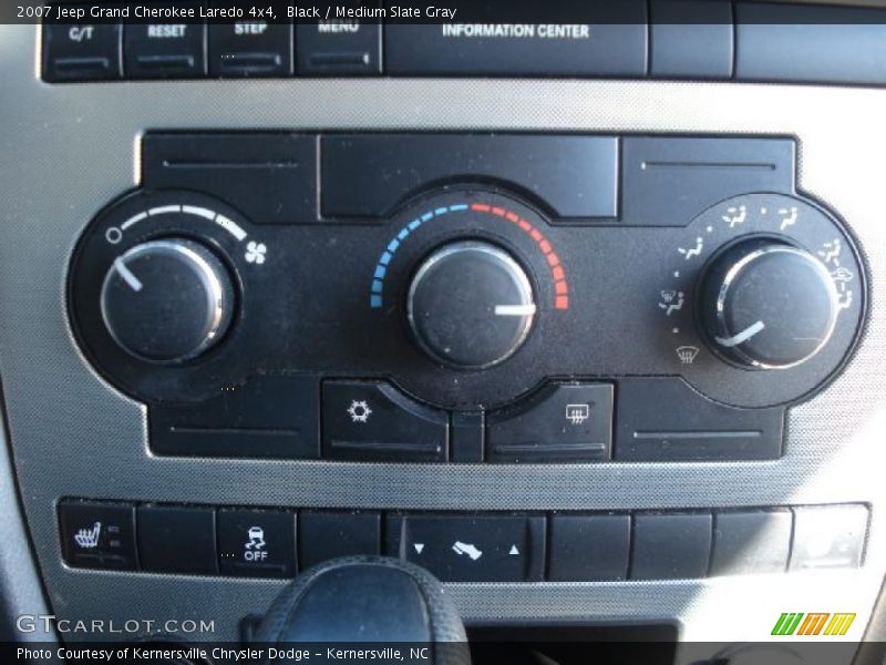 Black / Medium Slate Gray 2007 Jeep Grand Cherokee Laredo 4x4
