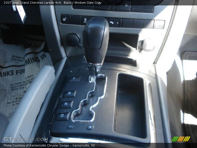 Black / Medium Slate Gray 2007 Jeep Grand Cherokee Laredo 4x4