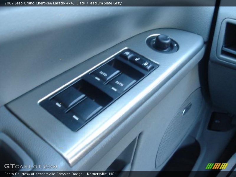 Black / Medium Slate Gray 2007 Jeep Grand Cherokee Laredo 4x4