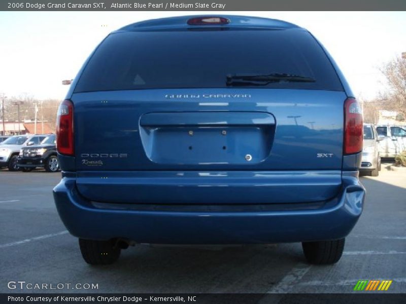 Atlantic Blue Pearl / Medium Slate Gray 2006 Dodge Grand Caravan SXT