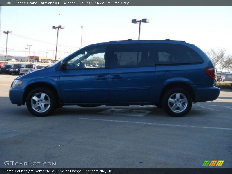 Atlantic Blue Pearl / Medium Slate Gray 2006 Dodge Grand Caravan SXT