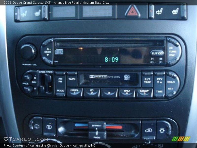 Atlantic Blue Pearl / Medium Slate Gray 2006 Dodge Grand Caravan SXT