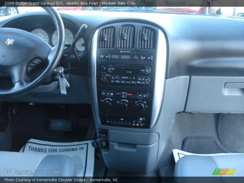 Atlantic Blue Pearl / Medium Slate Gray 2006 Dodge Grand Caravan SXT