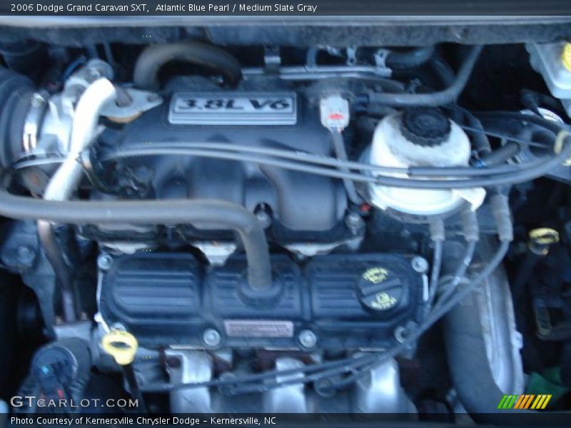 Atlantic Blue Pearl / Medium Slate Gray 2006 Dodge Grand Caravan SXT
