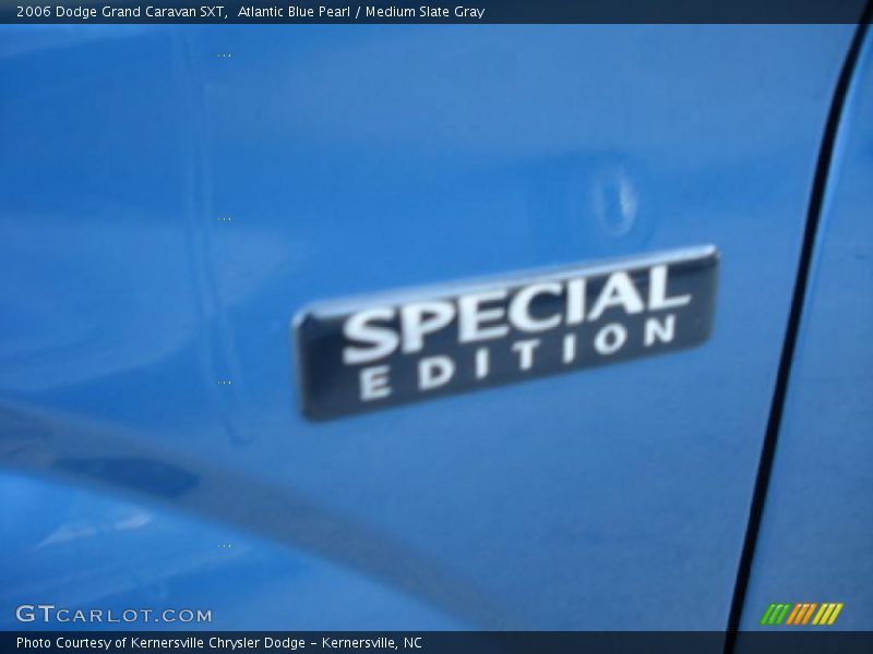 Atlantic Blue Pearl / Medium Slate Gray 2006 Dodge Grand Caravan SXT
