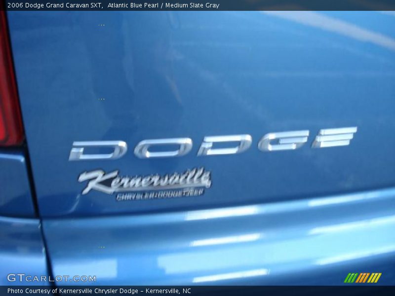 Atlantic Blue Pearl / Medium Slate Gray 2006 Dodge Grand Caravan SXT