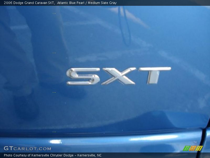 Atlantic Blue Pearl / Medium Slate Gray 2006 Dodge Grand Caravan SXT