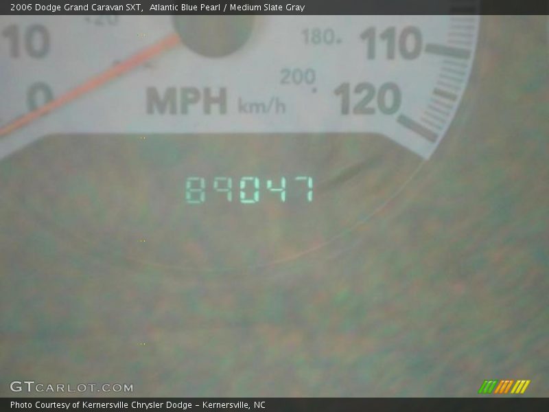 Atlantic Blue Pearl / Medium Slate Gray 2006 Dodge Grand Caravan SXT