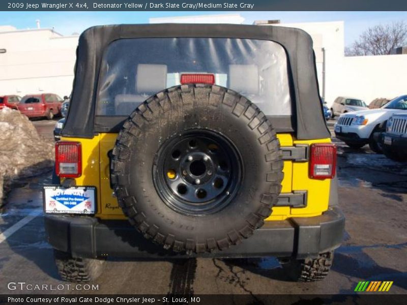 Detonator Yellow / Dark Slate Gray/Medium Slate Gray 2009 Jeep Wrangler X 4x4
