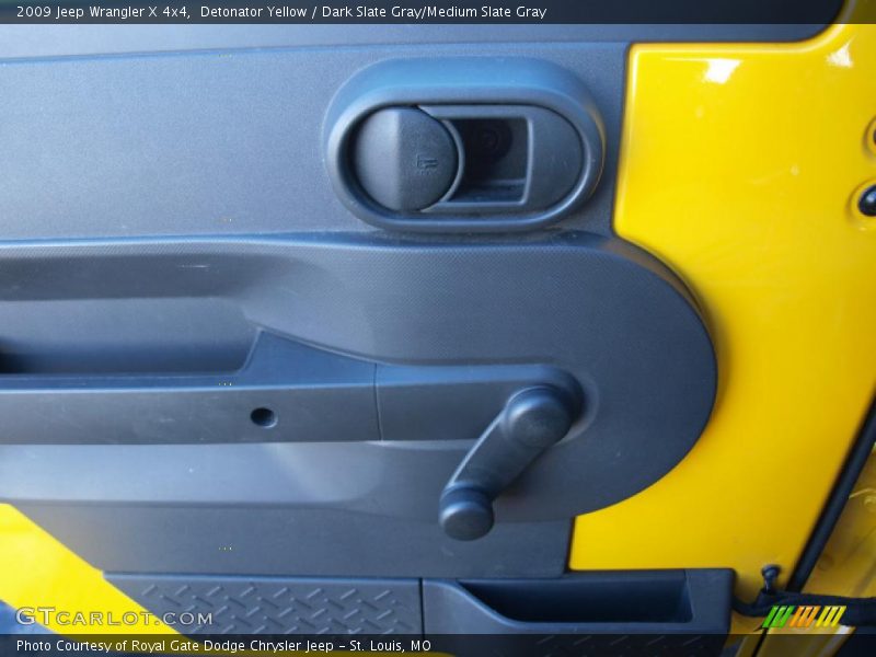 Detonator Yellow / Dark Slate Gray/Medium Slate Gray 2009 Jeep Wrangler X 4x4