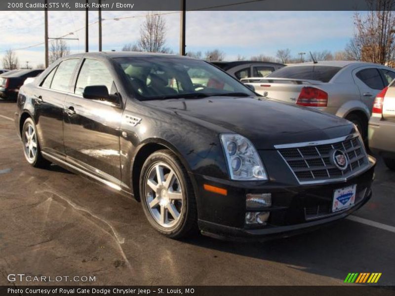 Black Raven / Ebony 2008 Cadillac STS V6