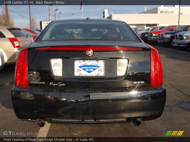 Black Raven / Ebony 2008 Cadillac STS V6